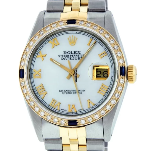 Attractive Fake Rolex Datejust 16013 Caliber 3035 Automatic Movement 36mm Gold/steel Case Mens/unisex Watch