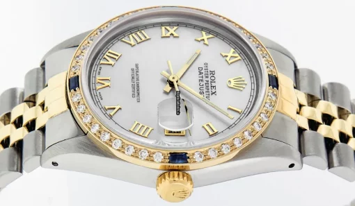 Attractive Fake Rolex Datejust 16013 Caliber 3035 Automatic Movement 36mm Gold/steel Case Mens/unisex Watch - Image 10