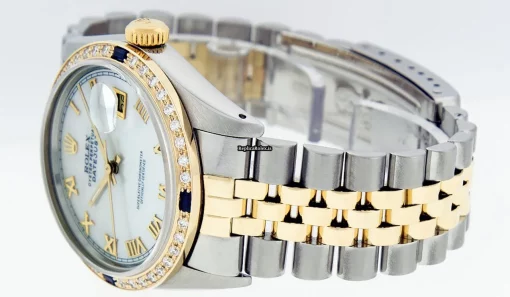 Attractive Fake Rolex Datejust 16013 Caliber 3035 Automatic Movement 36mm Gold/steel Case Mens/unisex Watch - Image 8