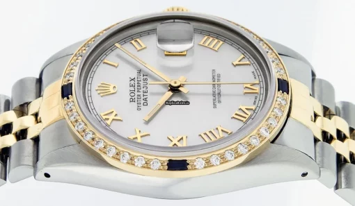 Attractive Fake Rolex Datejust 16013 Caliber 3035 Automatic Movement 36mm Gold/steel Case Mens/unisex Watch - Image 9
