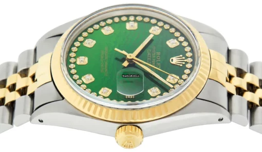 Lovely Replica Rolex Datejust 16013 Caliber 3035 Automatic Movement 36mm Gold/steel Case Mens/unisex Watch - Image 10