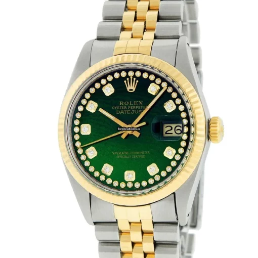 Lovely Replica Rolex Datejust 16013 Caliber 3035 Automatic Movement 36mm Gold/steel Case Mens/unisex Watch - Image 2