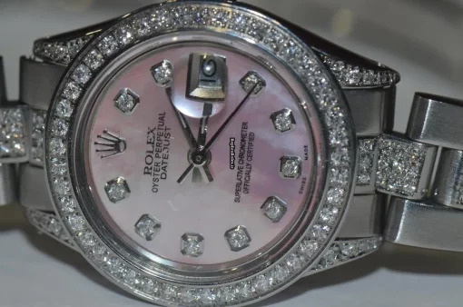 Stylish Copies Rolex Datejust Self Winding Automatic 26mm Steel Case Womens Watch