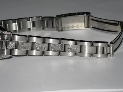 Stylish Copies Rolex Datejust Self Winding Automatic 26mm Steel Case Womens Watch - Image 4