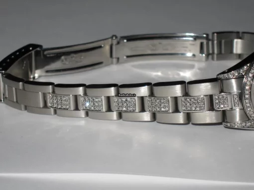 Stylish Copies Rolex Datejust Self Winding Automatic 26mm Steel Case Womens Watch - Image 5