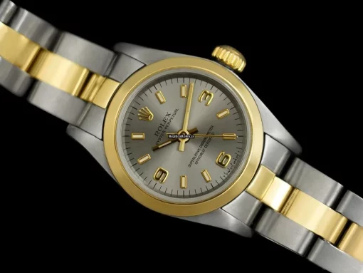 Wholesale Replica Rolex Oyster Perpetual 8108 Caliber 2130 Automatic Movement 24mm Gold/steel Case Womens Watch