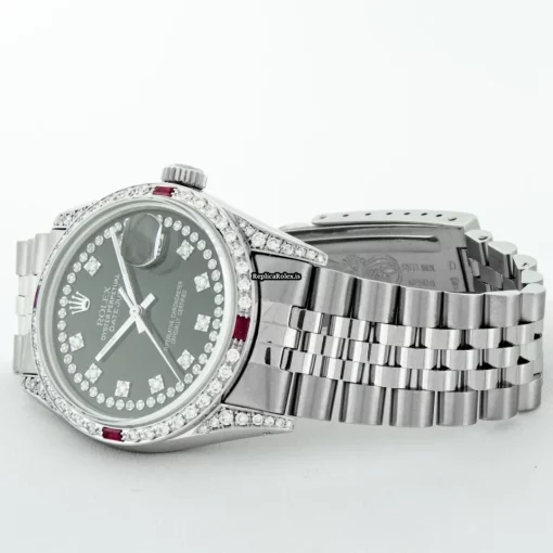 Distinctive Fake Rolex Datejust 16030 Caliber 3035 Automatic Movement 36mm Steel Case Mens/unisex Watch - Image 4
