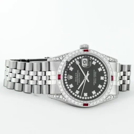 Distinctive Fake Rolex Datejust 16030 Caliber 3035 Automatic Movement 36mm Steel Case Mens/unisex Watch - Image 5
