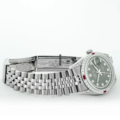 Distinctive Fake Rolex Datejust 16030 Caliber 3035 Automatic Movement 36mm Steel Case Mens/unisex Watch - Image 7