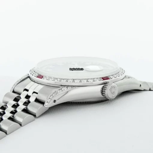 Distinctive Fake Rolex Datejust 16030 Caliber 3035 Automatic Movement 36mm Steel Case Mens/unisex Watch - Image 8