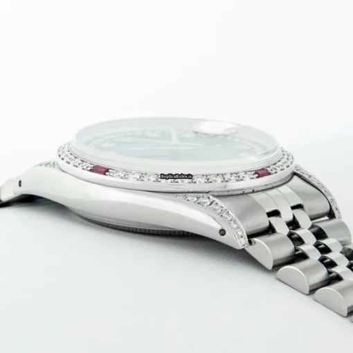 Distinctive Fake Rolex Datejust 16030 Caliber 3035 Automatic Movement 36mm Steel Case Mens/unisex Watch - Image 9