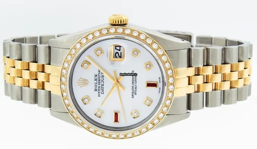 Lovely Replica Rolex Datejust 16013 Caliber 3035 Automatic Movement 36mm Gold/steel Case Mens/unisex Watch - Image 11