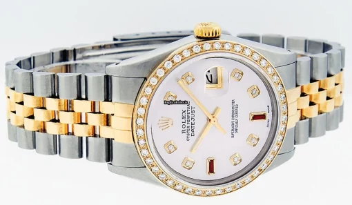 Lovely Replica Rolex Datejust 16013 Caliber 3035 Automatic Movement 36mm Gold/steel Case Mens/unisex Watch - Image 3
