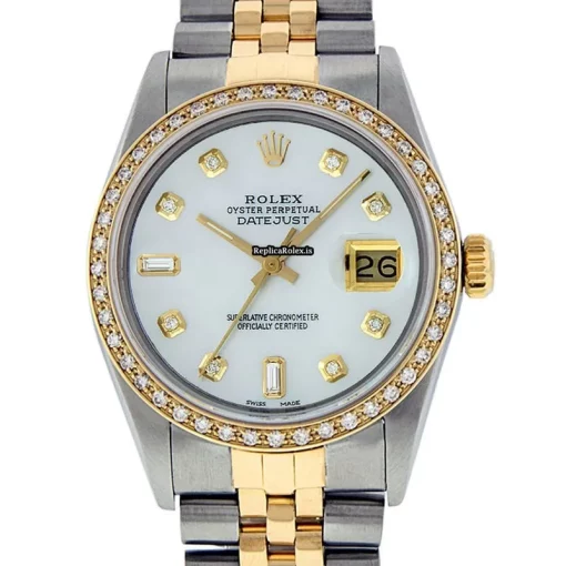 Appealing Replica Rolex Datejust 16013 Caliber 3035 Automatic Movement 36mm Gold/steel Case Mens/unisex Watch