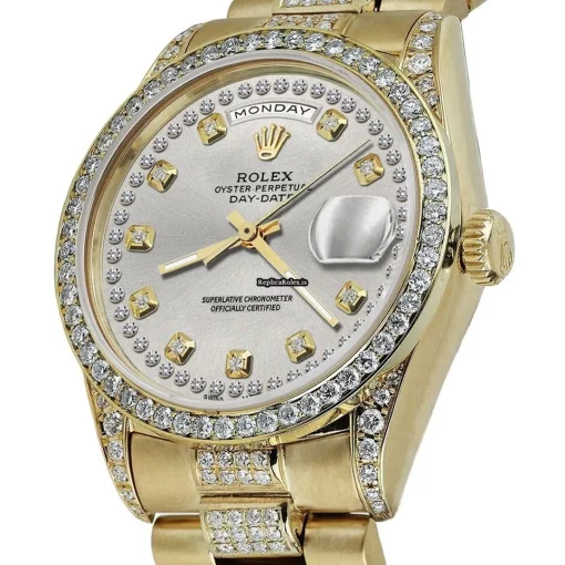Inexpensive Knockoff Rolex Day-date 36 18038 Automatic Movement Mens/unisex Watch - Image 5