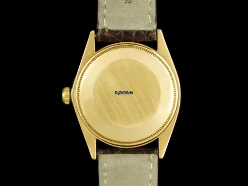 Offering Replica Rolex Oyster Perpetual 7613sh Automatic Movement 34x12mm Yellow Gold Case Mens/unisex Watch - Image 7