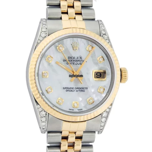 Aaa Replica Rolex Datejust 16013 Caliber 3035 Automatic Movement 36mm Gold/steel Case Mens/unisex Watch