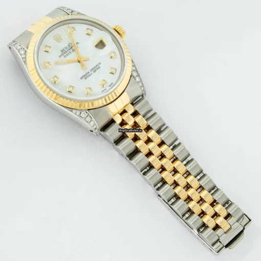 Aaa Replica Rolex Datejust 16013 Caliber 3035 Automatic Movement 36mm Gold/steel Case Mens/unisex Watch - Image 8