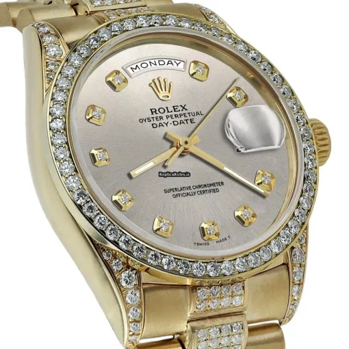 Trustworthy Replica Rolex Day-date 36 18038 Automatic Movement Mens/unisex Watch - Image 4