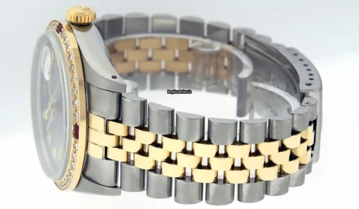 Luxury Fake Rolex Datejust 16013 Caliber 3035 Automatic Movement 36mm Gold/steel Case Mens/unisex Watch - Image 6