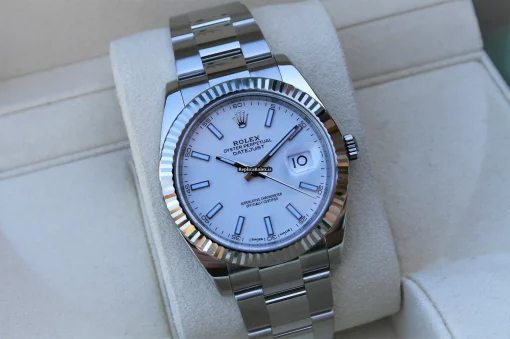 Trustworthy Replica Rolex Datejust 126334 Automatic Movement 41mm Gold/steel Case Mens/unisex Watch - Image 5