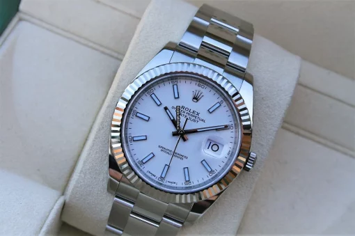 Trustworthy Replica Rolex Datejust 126334 Automatic Movement 41mm Gold/steel Case Mens/unisex Watch - Image 7