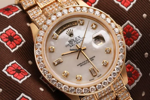 Pleasing Fake Rolex Day-date 36 18038 Automatic Movement 36mm Yellow Gold Case Mens/unisex Watch