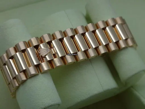 Suitable Fake Rolex Day-date II 218235 Caliber 3156 Automatic Movement 41mm Rose Gold Case Mens/unisex Watch - Image 5