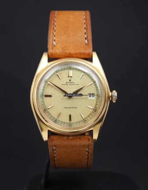 Design Fake Rolex Datejust 4467 Automatic Movement 36mm Yellow Gold Case Mens/unisex Watch - Image 4