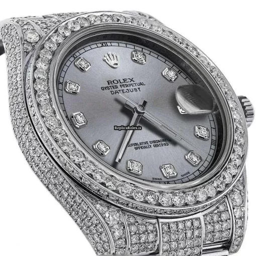 High-end Fake Rolex Datejust II 116300 Automatic Movement 41mm Steel Case Mens/unisex Watch - Image 3