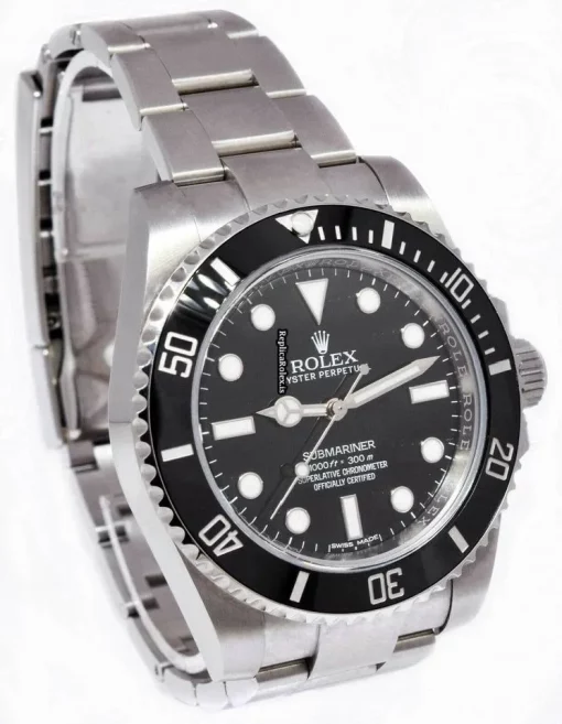 Marvellous Copy Rolex Submariner (no Date) 114060 Automatic Movement 40mm Steel Case Watch - Image 4
