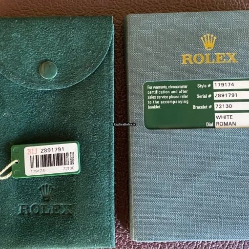 Swiss Replica Rolex Lady-datejust 179174 Caliber 2235 Automatic Movement 26mm Steel Case Womens Watch - Image 9
