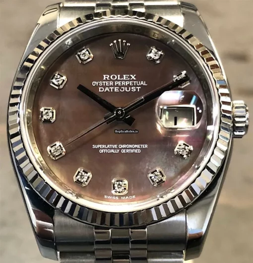 Fine Replica Rolex Datejust 116234 Automatic Movement 36mm Steel Case Mens/unisex Watch