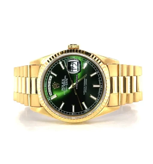 Recommend Replica Rolex Day-date 36 18238 Automatic Movement 36mm Yellow Gold Case Watch - Image 2
