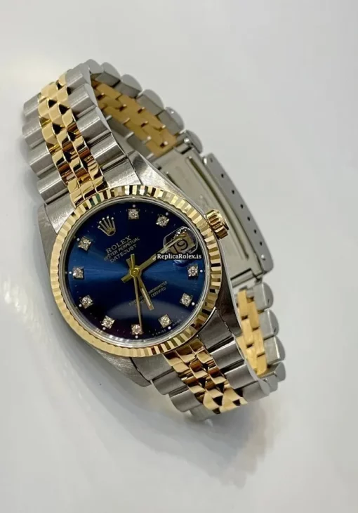 Inexpensive Replica Rolex Lady-datejust 68273 Caliber 2135 Automatic Movement 31mm Gold/steel Case Womens Watch