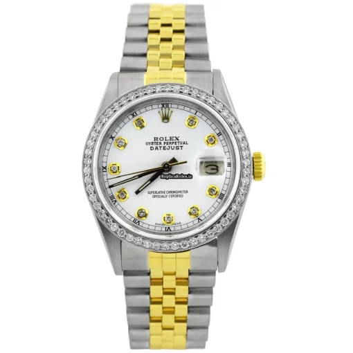 Wholesale Copies Rolex Datejust 16013 Caliber 3035 Automatic Movement 36mm Gold/steel Case Mens/unisex Watch