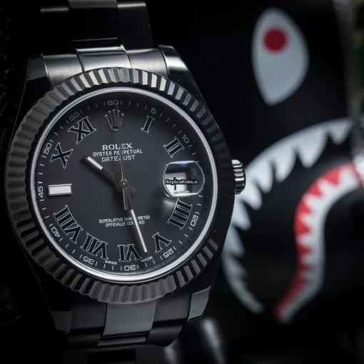 Top Replica Rolex Datejust II 116334 Caliber 3136 Automatic Movement 41mm Steel Case Mens/unisex Watch - Image 2