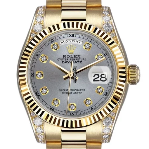 Distinctive Fake Rolex Day-date 36 18038 Automatic Movement Mens/unisex Watch