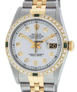 Defect Replica Rolex Datejust 16013 Caliber 3035 Automatic Movement 36mm Gold/steel Case Mens/unisex Watch