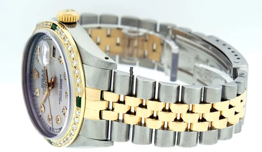 Defect Replica Rolex Datejust 16013 Caliber 3035 Automatic Movement 36mm Gold/steel Case Mens/unisex Watch - Image 7