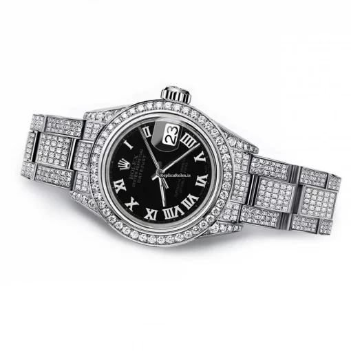 1:1 Replica Rolex Lady-datejust 68274 Automatic Movement 31mm Steel Case Womens Watch - Image 2