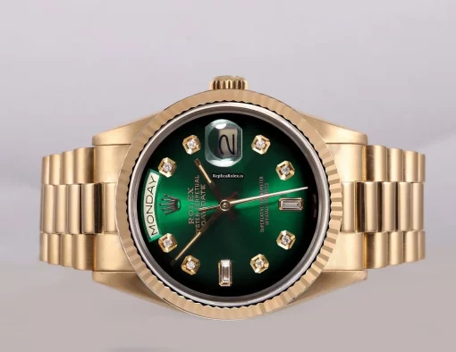 1:1 Replica Rolex Day-date 36 18238 Automatic Movement 36mm Yellow Gold Case Mens/unisex Watch - Image 3
