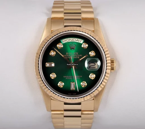 1:1 Replica Rolex Day-date 36 18238 Automatic Movement 36mm Yellow Gold Case Mens/unisex Watch - Image 4