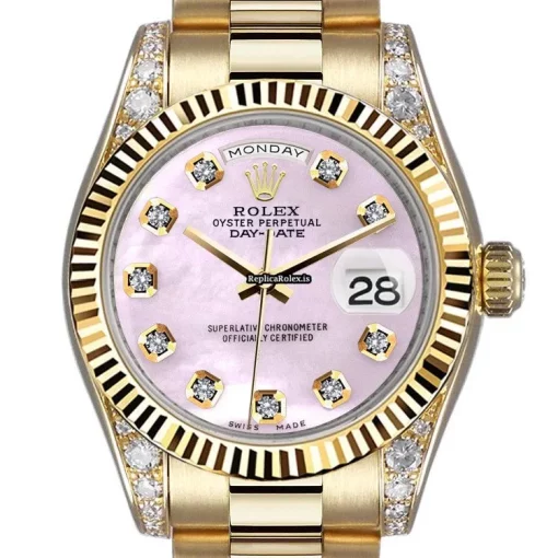 Terrific Fake Rolex Day-date 36 18038 Automatic Movement Mens/unisex Watch