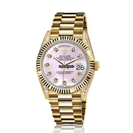 Terrific Fake Rolex Day-date 36 18038 Automatic Movement Mens/unisex Watch - Image 2