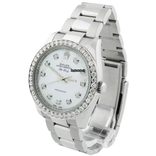 Lovely Imitation Rolex Air King Precision 14000 Caliber 3000 Automatic Movement 34mm Steel Case Mens/unisex Watch - Image 2