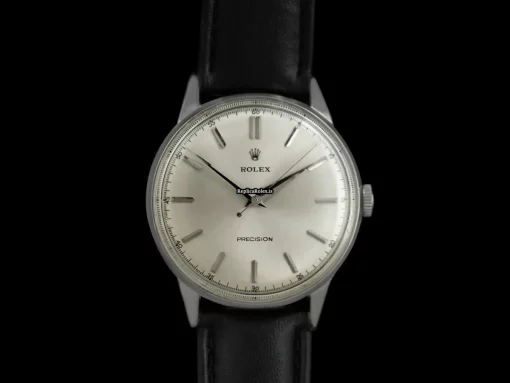 Well Made Fake Rolex Oyster Precision 7893 35x40mm Steel Case Mens/unisex Watch - Image 2