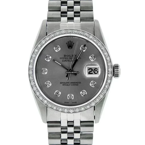 Discount Knockoff Rolex Datejust 16014 Caliber 3035 Automatic Movement 36mm Steel Case Mens/unisex Watch - Image 2