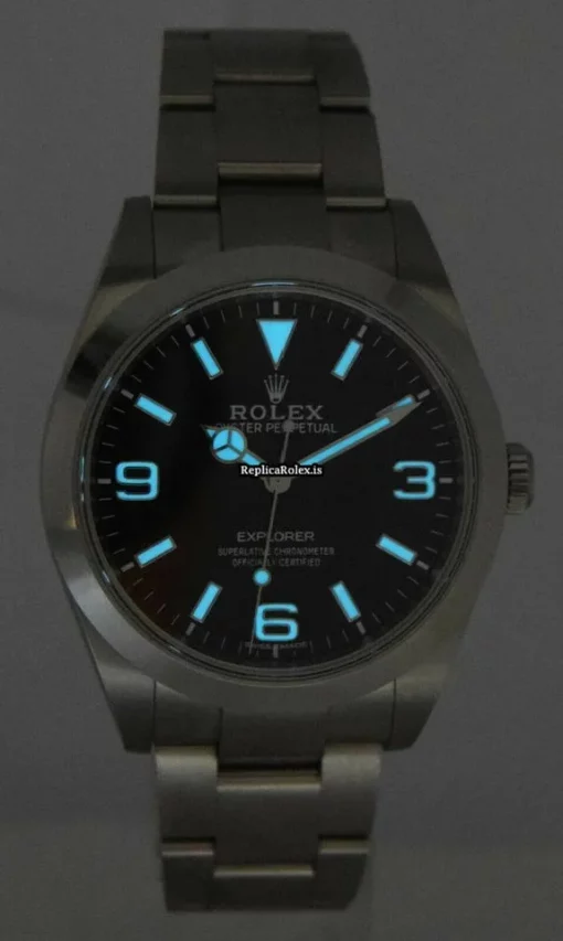 Fabulous Replica Rolex Explorer 214270 Automatic Movement 39mm Steel Case Mens/unisex Watch - Image 11