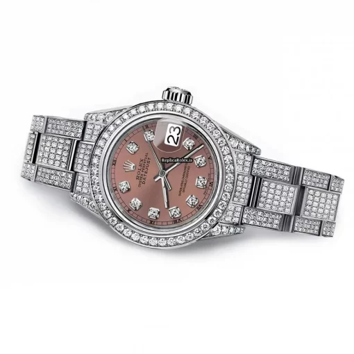 Perfect Replicas Rolex Lady-datejust 68274 Automatic Movement 31mm Steel Case Womens Watch - Image 2